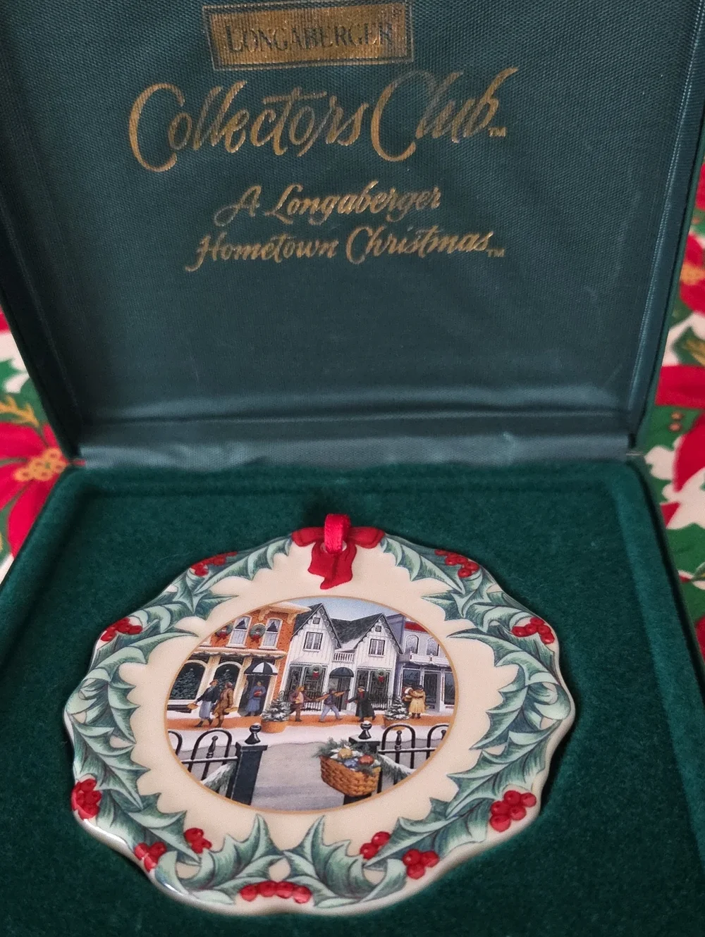 *1998* Longaberger Ceramic Collector's Club Ornament